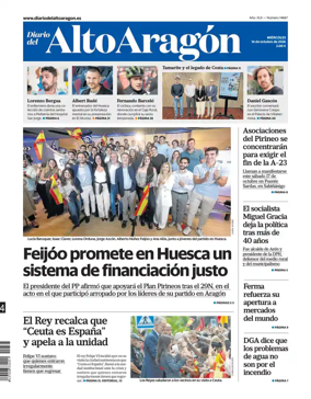 Cover of Diario del Alto Aragon