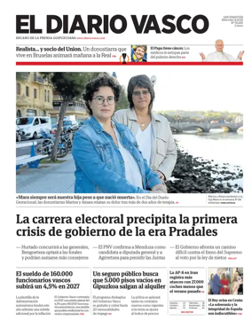 Cover of Diario Vasco (Tolosa-Goierri)