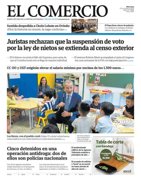 Cover of El Comercio_(Oviedo)