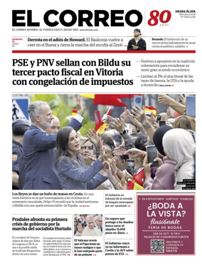 Cover of EL Correo (Alava)