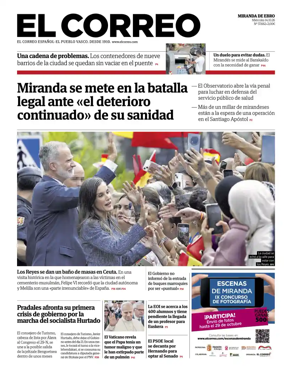 Cover of El Correo (Miranda de Ebro)