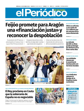 Cover of El Periodico Aragon