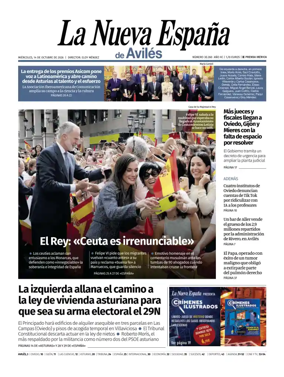 Cover of La Nueva Espana (Aviles)