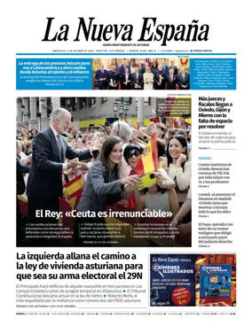 Cover of La Nueva Espana (Oviedo)
