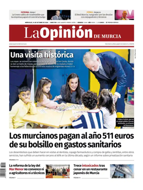Cover of La Opinion de Murcia
