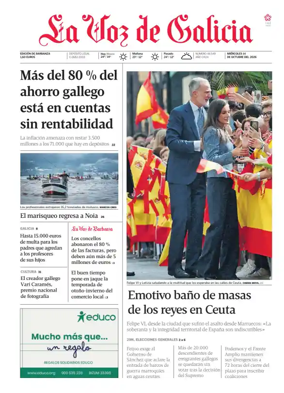 Cover of La Voz de Galicia (Barbanza)