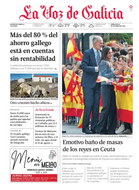 Cover of La Voz de Galicia (Carballo)