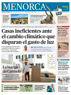 Cover of Menorca Diario Insular