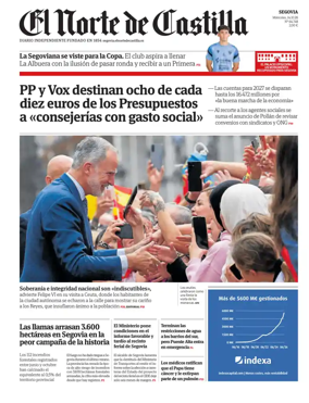 Cover of Norte de Castilla (Segovia)