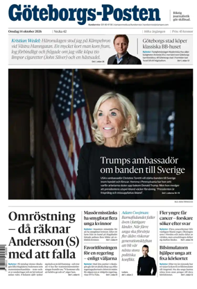 Cover of Goteborgs-Posten