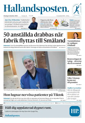Cover of Hallandsposten