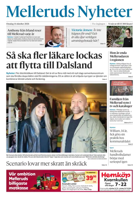 Cover of Melleruds Nyheter