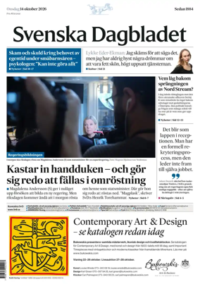 Cover of Svenska Dagbladet