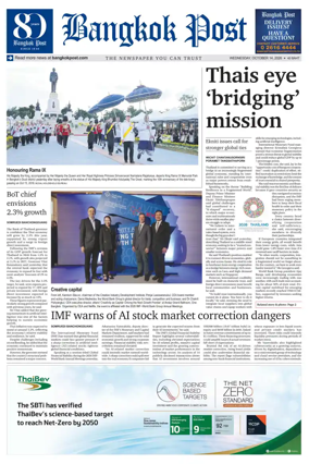 Cover of Bangkok Post