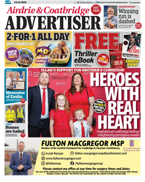 Cover of Airdrie & Coatbridge Advertiser