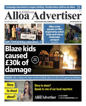 Cover of Alloa Advertiser
