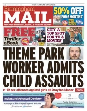 Cover of Birmingham Mail