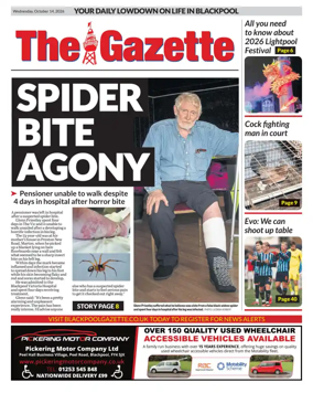Cover of Blackpool Gazette
