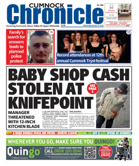 Cover of Cumnock Chronicle