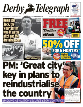 Cover of Derby Telegraph