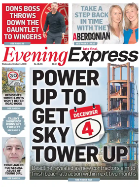 Cover of Evening Express