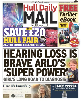 Cover of Hull Daily Mail