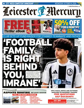 Cover of Leicester Mercury