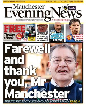 Cover of Manchester Evening News