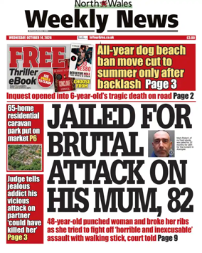Cover of North Wales Weekly News