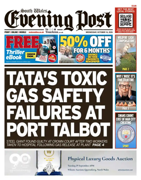 Cover of South Wales Evening Post