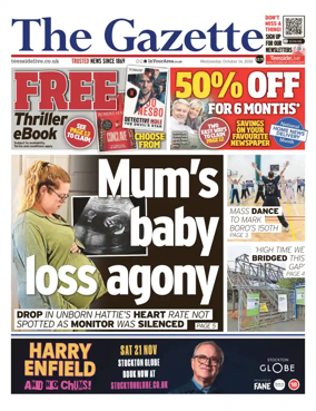 Cover of Teesside Evening Gazette