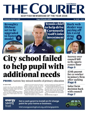 Cover of The Courier & Advertiser (Angus and Dundee)