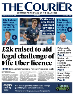 Cover of The Courier & Advertiser (Fife Edition)
