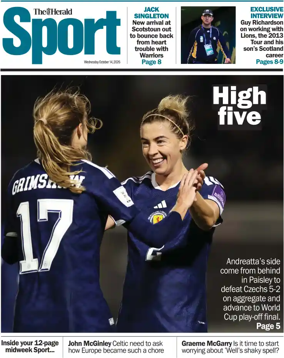 Cover of Herald Sport