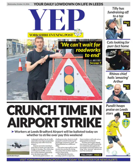 Cover of Yorkshire Evening Post