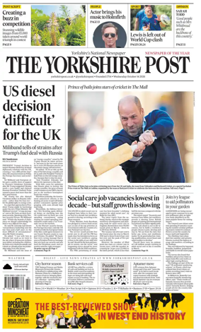 Cover of Yorkshire Post