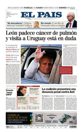 Cover of El Pais (Uruguay)