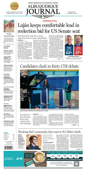 Cover of Albuquerque Journal