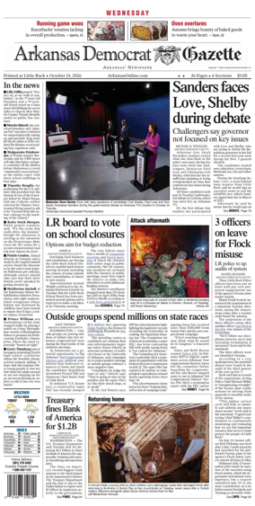 Cover of Arkansas Democrat-Gazette