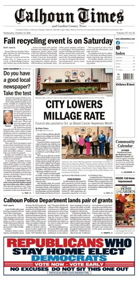 Cover of Calhoun Times