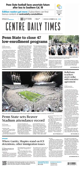 Cover of Centre Daily Times