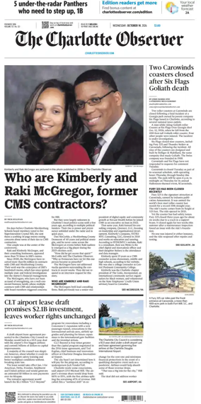 Cover of The Charlotte Observer