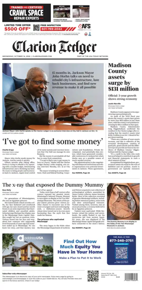 Cover of Clarion Ledger