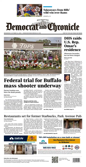 Cover of Democrat and Chronicle