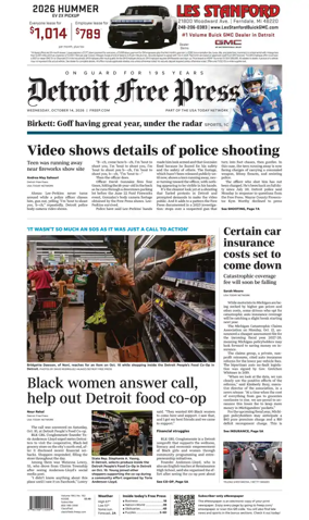 Cover of Detroit Free Press