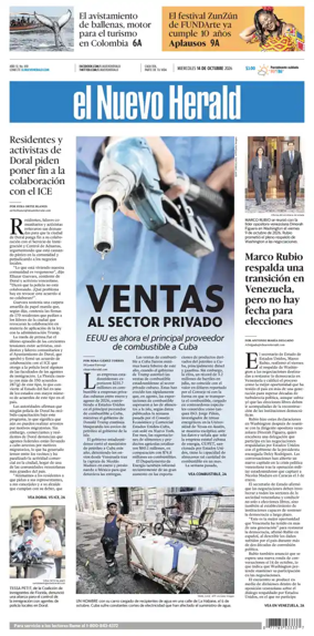 Cover of El Nuevo Herald