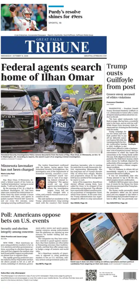 Cover of Great Falls Tribune