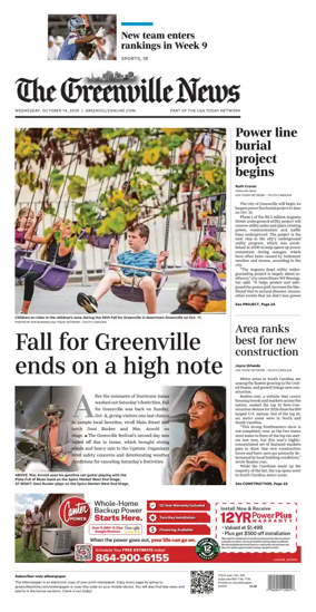 Cover of The Greenville News
