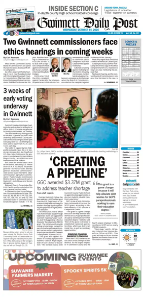 Cover of Gwinnett Daily Post
