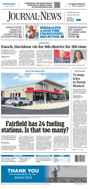 Cover of Hamilton Journal News